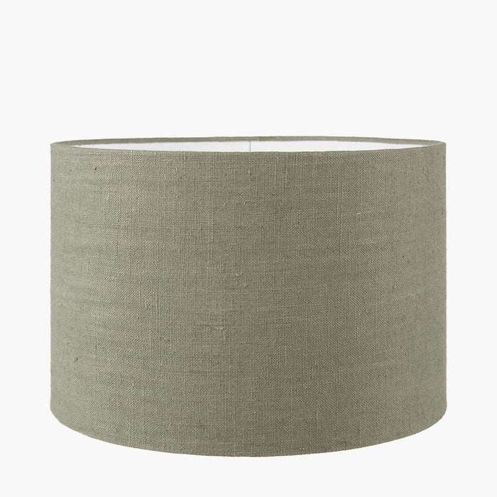 Pacific Edward 35cm Pistachio Green Linen Cylinder Shade 36-032-14PG