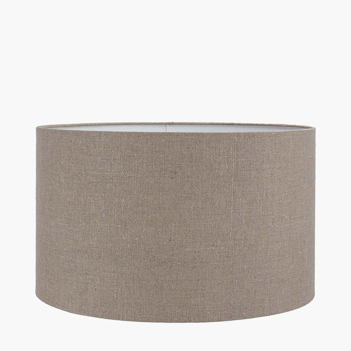 Pacific Edward 45cm Natural Linen Cylinder Shade 36-032-18NL