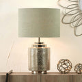 Pacific Edward 45cm Pistachio Green Linen Cylinder Shade 36-032-18PG