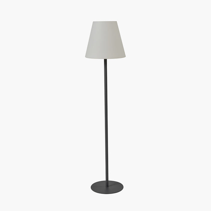 Pacific Grey Metal Outdoor Floor Lamp 40-059