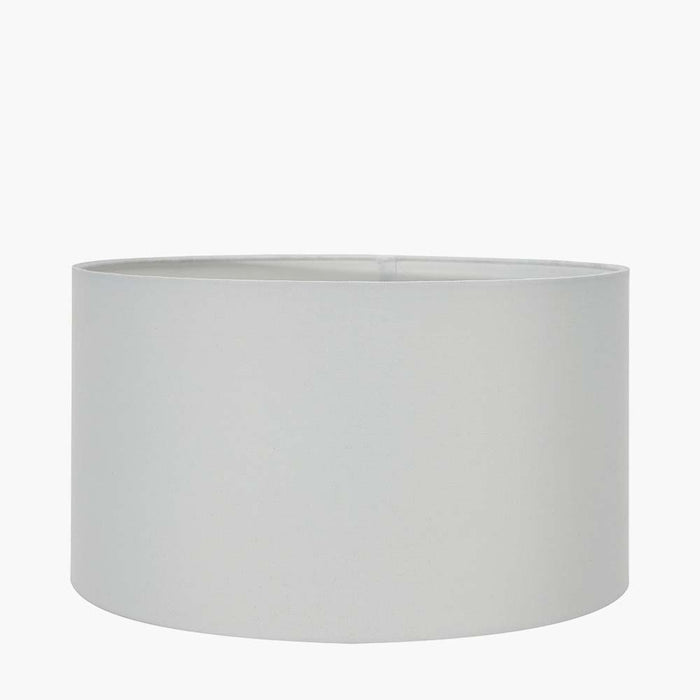 Pacific Harry 25cm Ivory Poly Cotton Cylinder Drum Shade 36-018-10IV