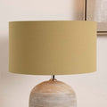 Pacific Harry 25cm Taupe Poly Cotton Cylinder Drum Shade 36-018-10TA