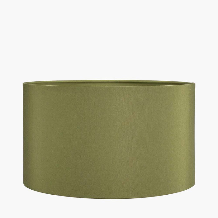 Pacific Harry 40cm Sage Poly Cotton Cylinder Drum Shade 36-018-16SA