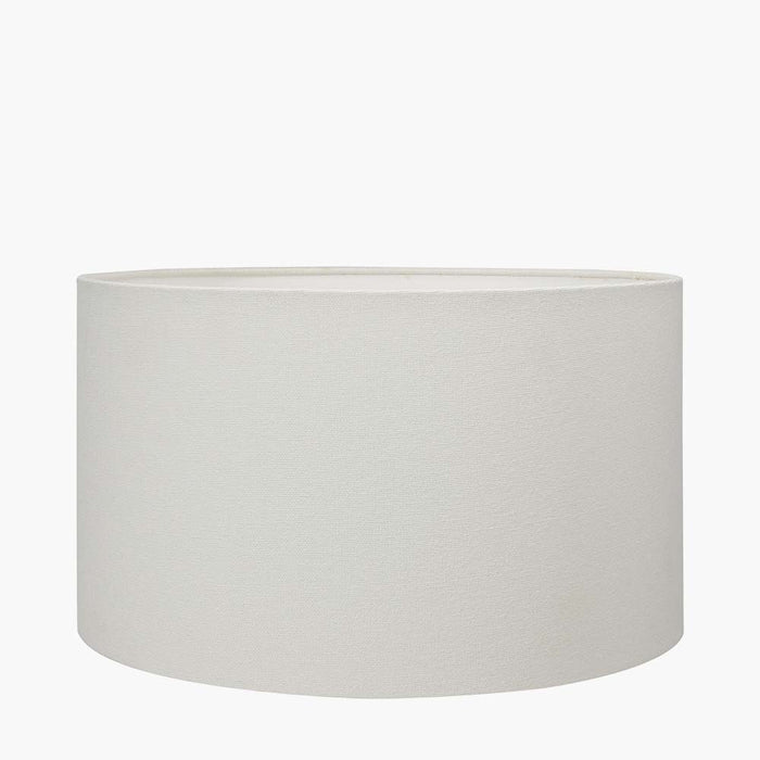 Pacific Henry 30cm White Handloom Cylinder Shade 36-025-12WH