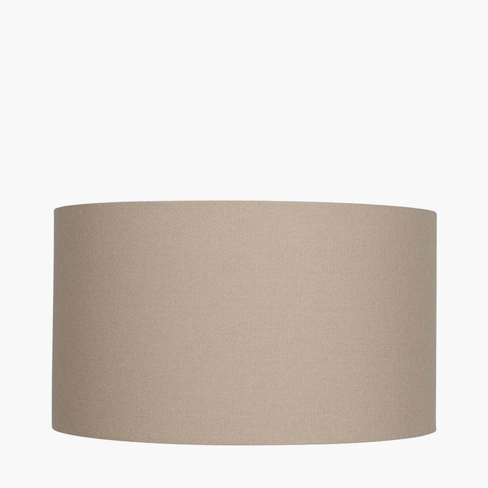 Pacific Henry 35cm Taupe Handloom Cylinder Shade 36-025-14TA