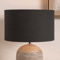 Pacific Henry 40cm Grey Handloom Cylinder Shade 36-025-16GY