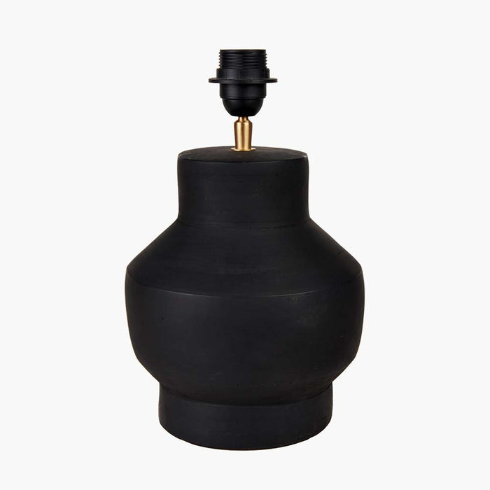 Pacific Inna Black Urn Terracotta Table Lamp 30-978-BO