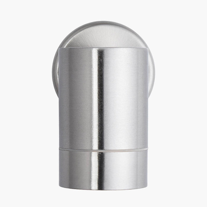 Pacific Lantana Brushed Steel Metal Fixed Spot Wall Light 40-020