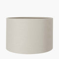Pacific Lino 25cm Grey Self Lined Linen Drum Shade 36-261-10GY