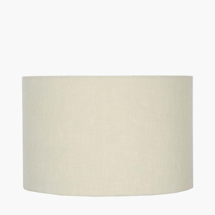 Pacific Lino 45cm Cream Self Lined Linen Drum Shade 36-261-18CR