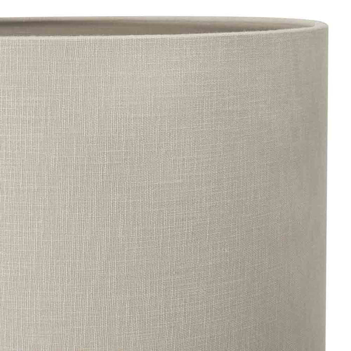 Pacific Lino 50cm Grey Self Lined Linen Drum Shade 36-261-20GY