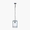 Pacific Llewellyn Matt Black Metal and Glass Pendant 35-254