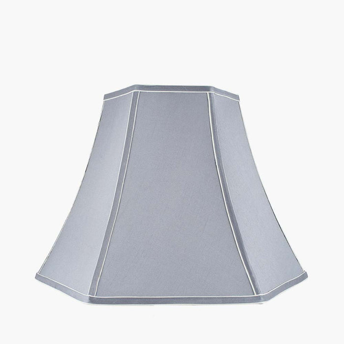 Pacific Lyla 25cm Steel Grey Polysilk Bowed Shade 36-016-10SG