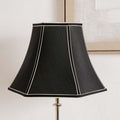 Pacific Lyla 35cm Black Polysilk Bowed Shade 36-016-14BK