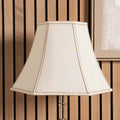 Pacific Lyla 35cm Cream Polysilk Bowed Shade 36-016-14CR
