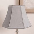 Pacific Lyla 35cm Steel Grey Polysilk Bowed Shade 36-016-14SG