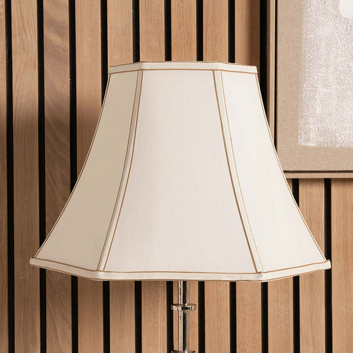 Pacific Lyla 50cm Cream Polysilk Bowed Shade 36-016-20CR