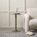 Pacific Margot Olive Wood Bobble Side Table