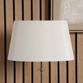 Pacific Martha 50cm Cream Oval Polysilk Tapered Shade 36-036-20CR