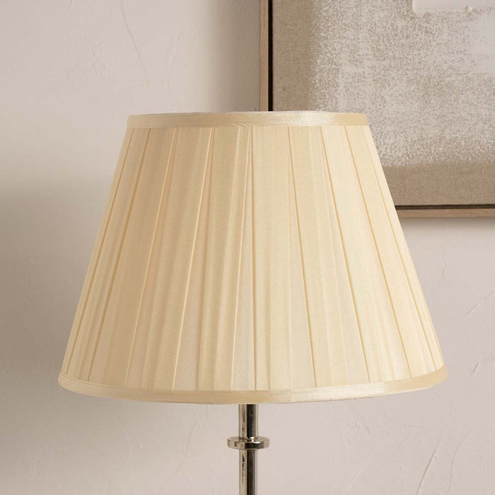 Pacific Maya 30cm Almond Silk Box Pleat Shade 36-072-12AL