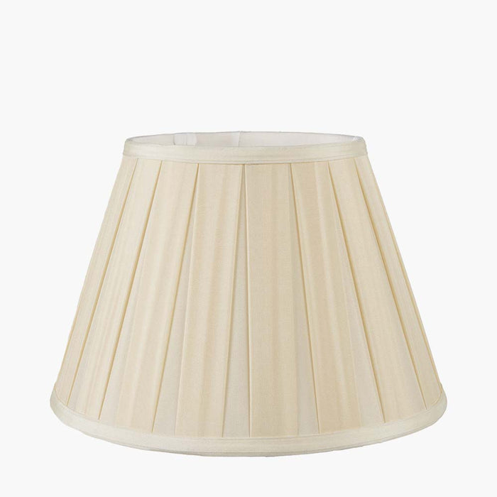 Pacific Maya 30cm Almond Silk Box Pleat Shade 36-072-12AL