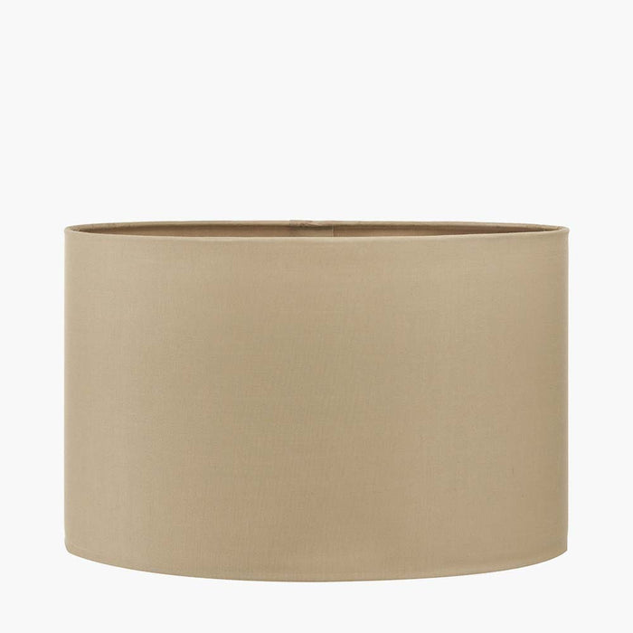 Pacific Mia 25cm Taupe Oval Poly Cotton Shade 36-049-10TA