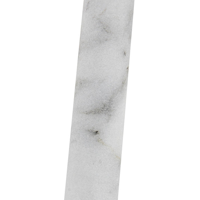 Pacific Midland Brushed Nickel and Grey Marble Effect Table Lamp 30-943-C