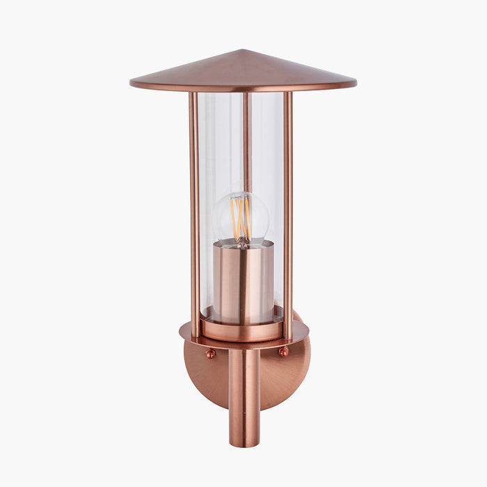 Pacific Myosotis Copper Metal Chimney Wall Light 40-008