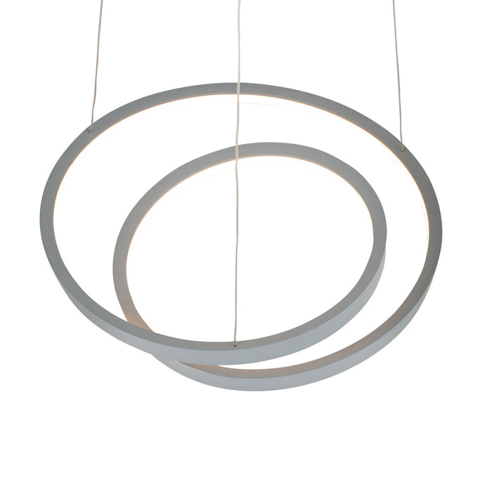 Pacific Neptune Grey LED Ring Pendant 35-293