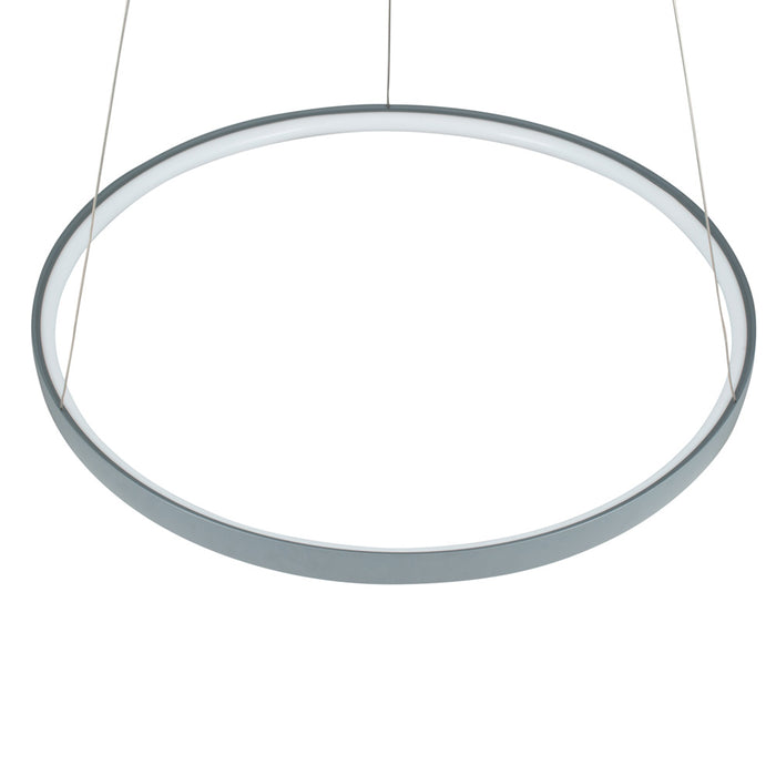 Pacific Orion Grey LED Round Pendant 35-294