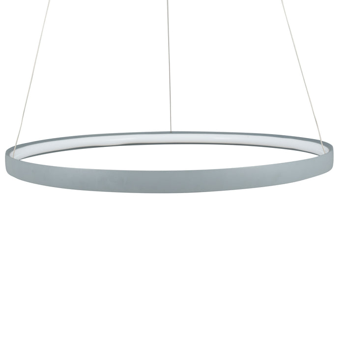 Pacific Orion Grey LED Round Pendant 35-294