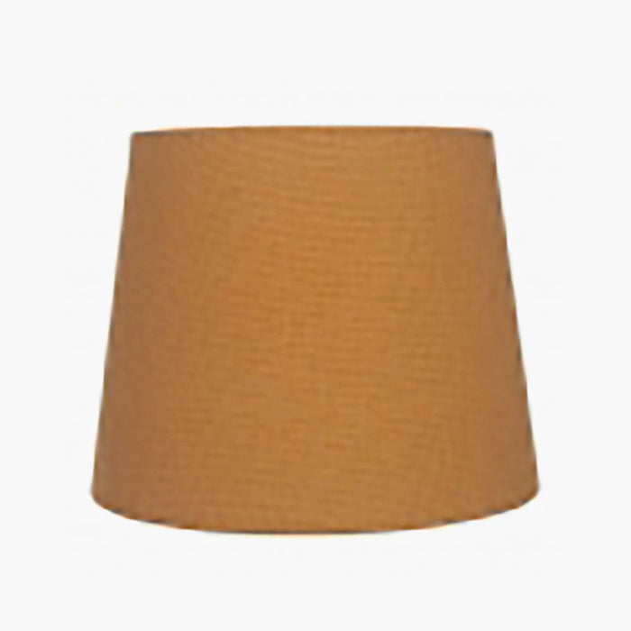 Pacific Pelham 15cm Mustard Handloom Tapered Lemon Clip Shade 36-033-6MU