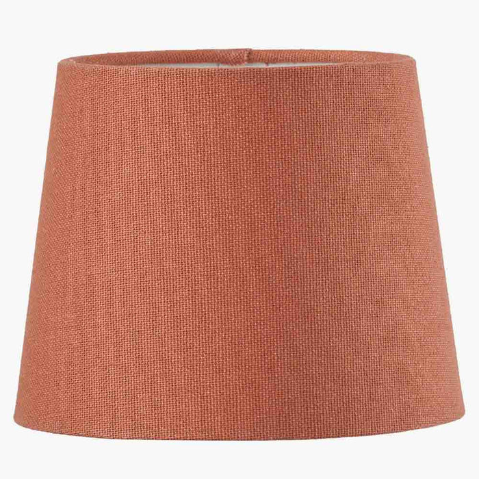 Pacific Pelham 15cm Tobacco Handloom Tapered Lemon Clip Shade 36-033-6TO