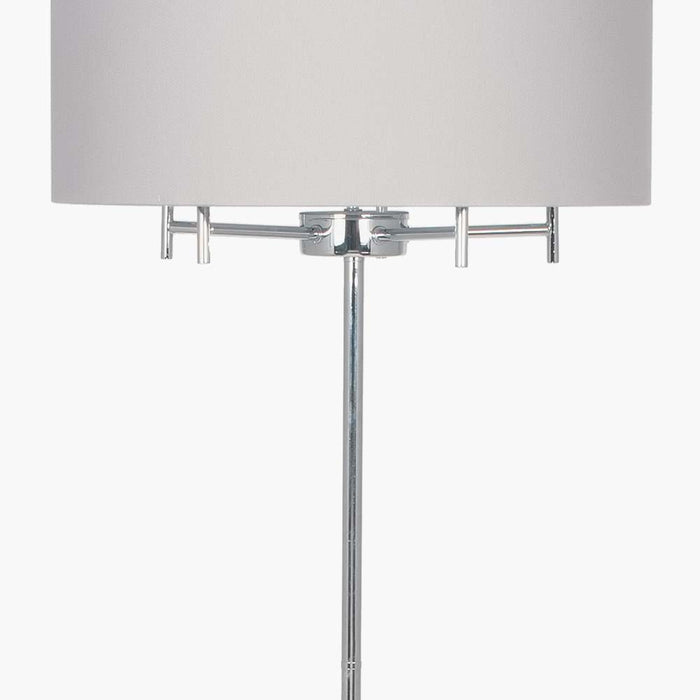 Pacific Plaza Silver 5 Light Metal Floor Lamp 32-133-C