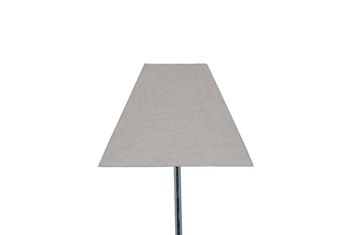 Pacific Pyramid 30cm Steel Grey Cotton Tapered Square Shade 36-238-12SG