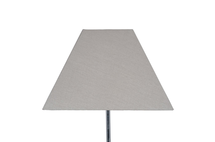 Pacific Pyramid 40cm Steel Grey Cotton Tapered Square Shade 36-238-16SG