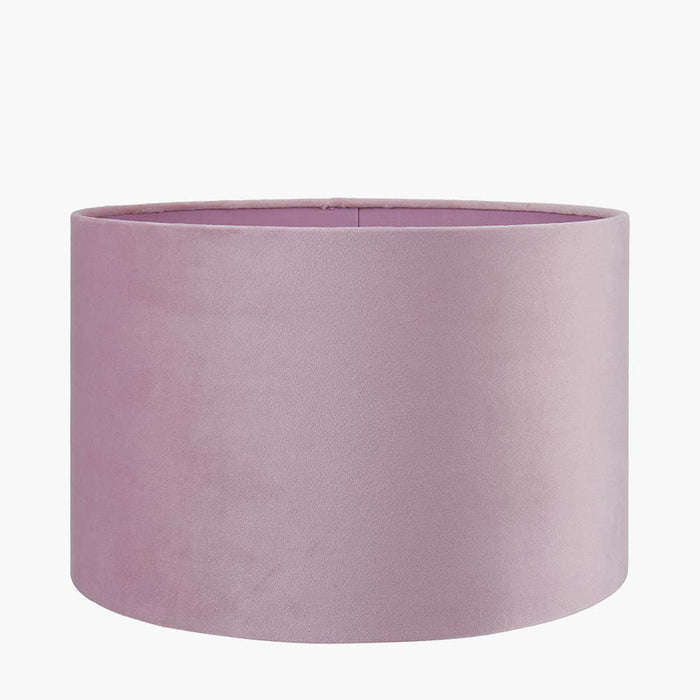 Pacific Rene 30cm Blush Velvet Cylinder Shade 36-069-12BH