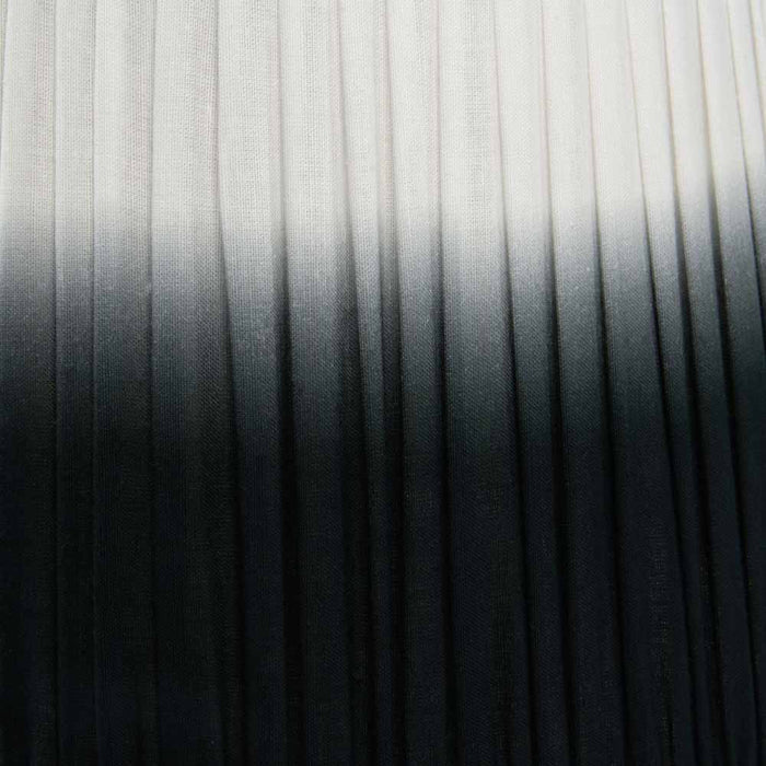 Pacific Scallop 30cm Black Ombre Soft Pleated Tapered Shade 36-059-12BK