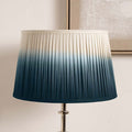 Pacific Scallop 40cm Blue Ombre Soft Pleated Tapered Shade 36-059-16BL