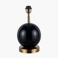Pacific Sofia Black and Gold Enamel Table Lamp 30-983-BO