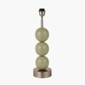 Pacific Sofia Sage and Silver Enamel 3 Ball Table Lamp 30-982-BO