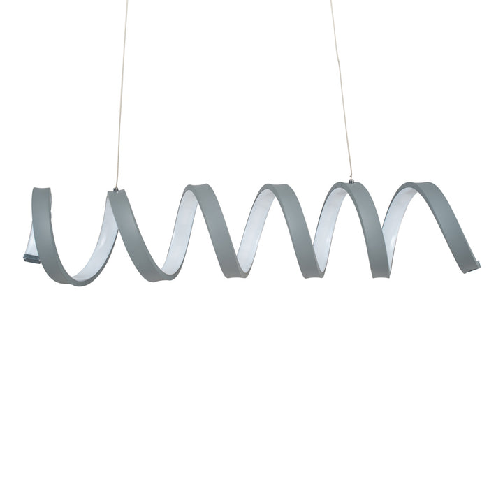 Pacific Solaris Grey Spiral Electrified Pendant 35-296