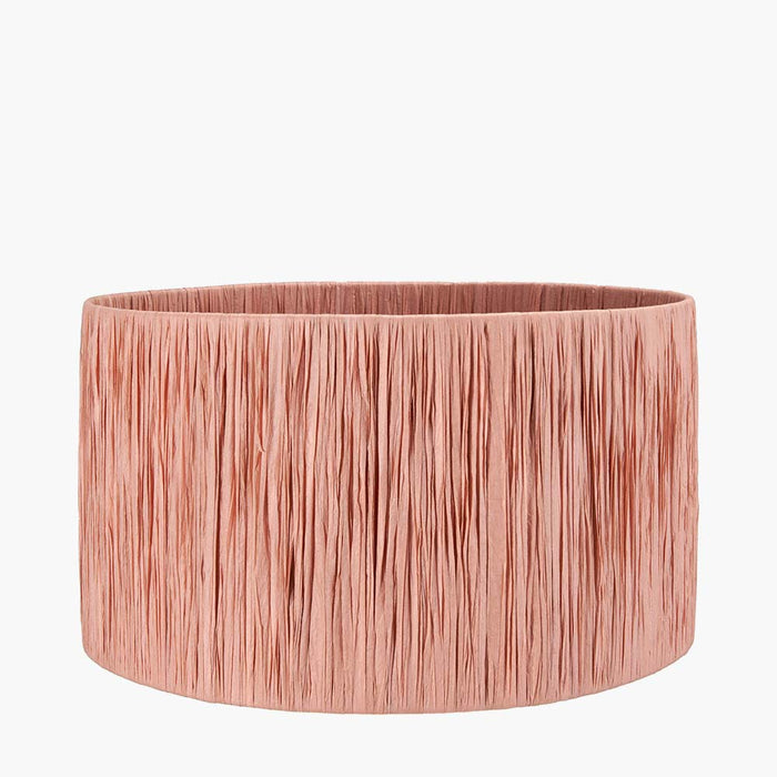 Pacific Tilia 30cm Apricot Raffia Cylinder Shade 36-058-12AP