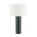 Pacific Venetia Green Marble and Gold Metal Tall Table Lamp 30-881-K