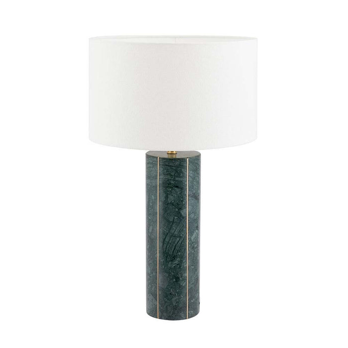 Pacific Venetia Green Marble and Gold Metal Tall Table Lamp 30-881-K