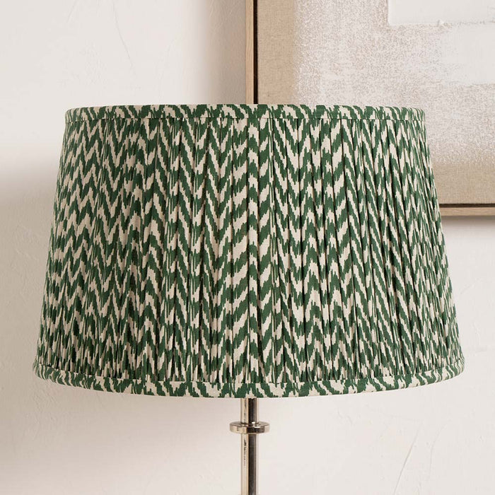 Pacific Vienna 50cm Red Chevron Mushroom Pleat Shade 36-054-20RD
