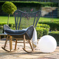 Pacific White Ball Outdoor Floor Lamp 45cm 40-060