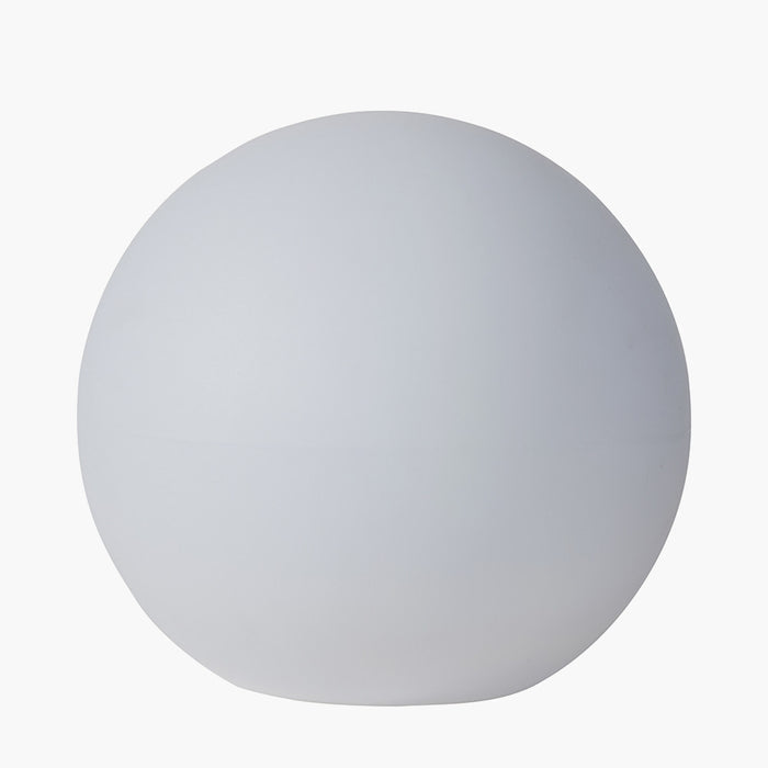 Pacific White Ball Outdoor Floor Lamp 56cm 40-061