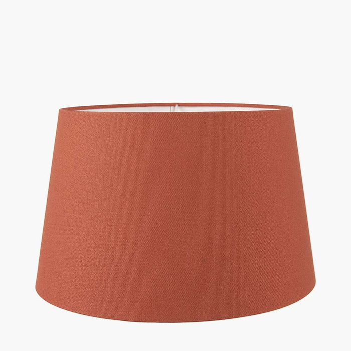 Pacific Winston 20cm Tobacco Handloom Tapered Cylinder Shade 36-001-8TO