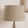 Pacific Winston 25cm Taupe Handloom Tapered Cylinder Shade 36-001-10TA